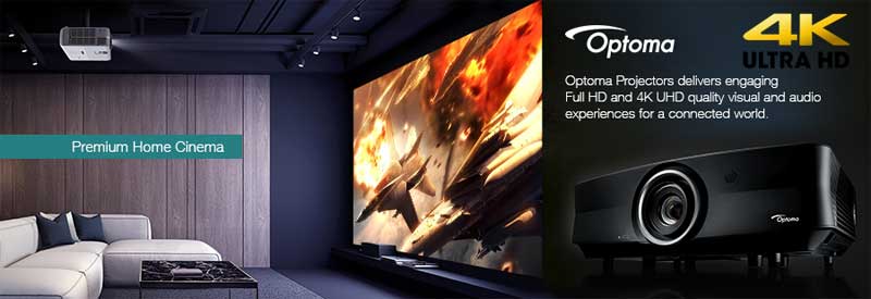 Optoma 4k projeksiyon cihazları Optoma 4k projeksiyon cihazları banner